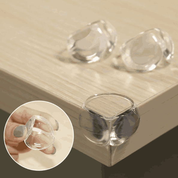Kit 12 Protectores de Silicona de Esquinas para niños y bebés SiliProtect™