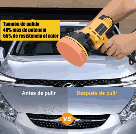 Pulidora Lijadora Para Auto Con Velocidad Ajustable AutoClean™