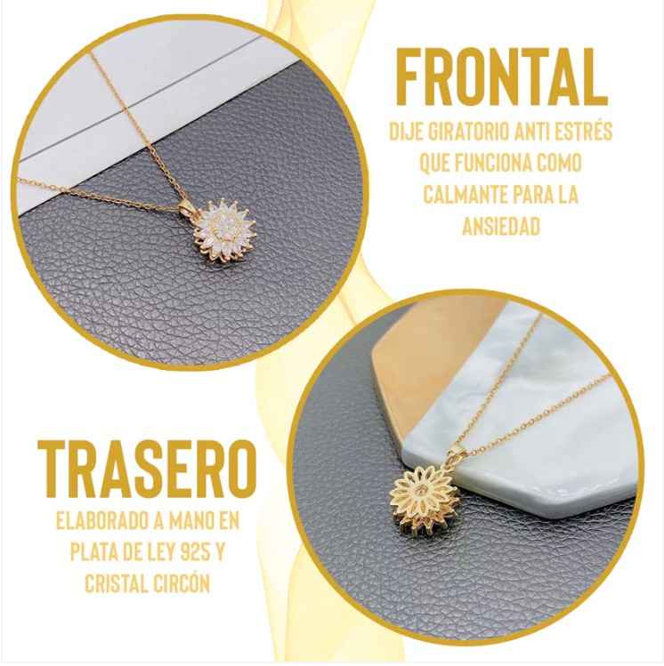 COLLAR GIRASOL GIRATORIO