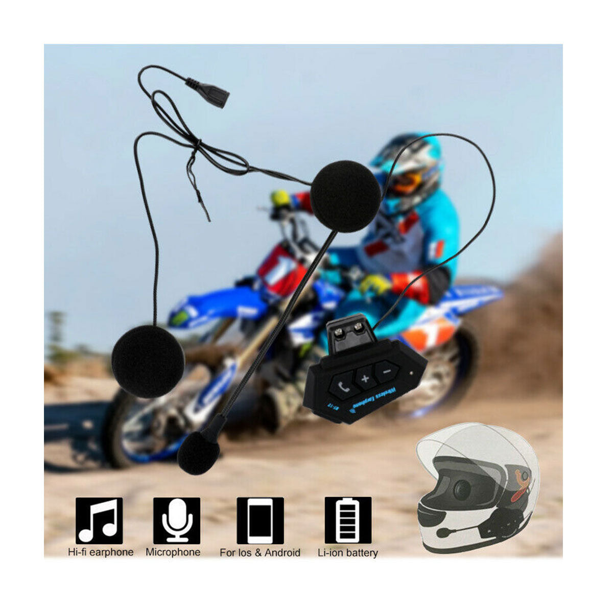 INTERCOMUNICADOR de MOTO BT12