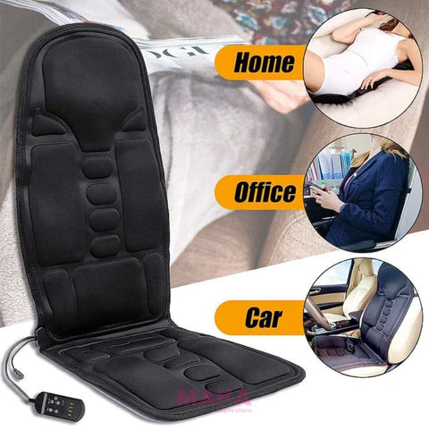 Silla Eléctrica Masajeadora de 5 Motores para Coche, Hogar etc.