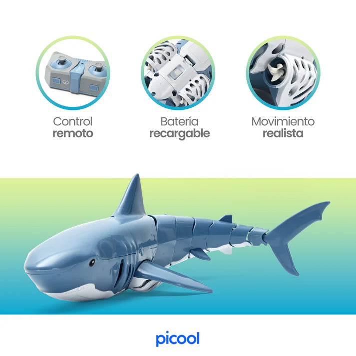 Tiburón A Control Remoto Para Niños + Envio Gratis