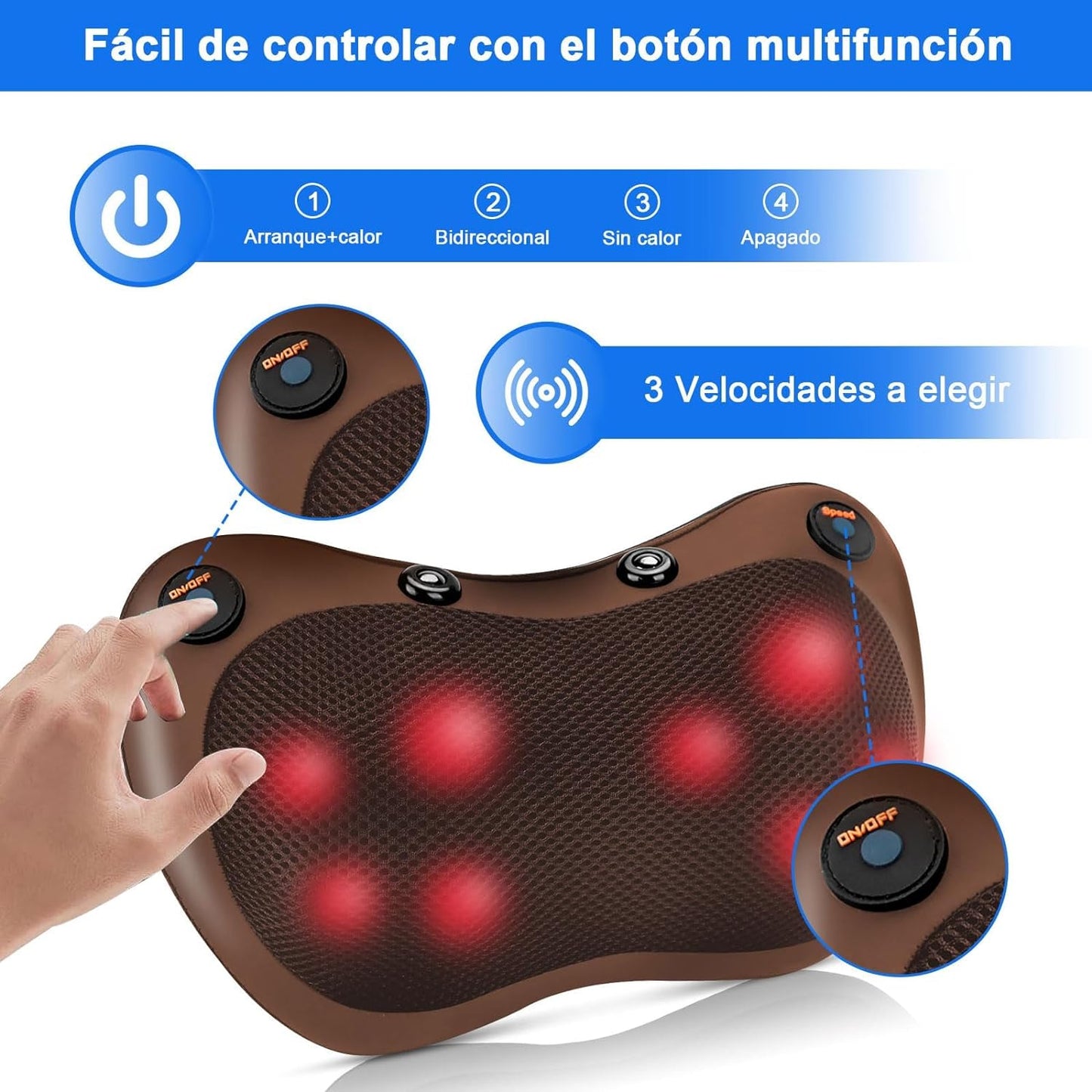 Almohada Masajeador Para Todo el Cuerpo ExtraConfort™