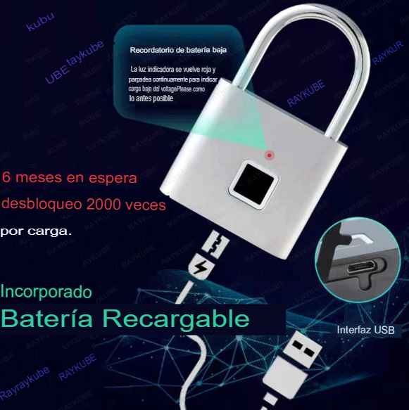 Candado de Huella Digital Inteligente Pro&Tech™