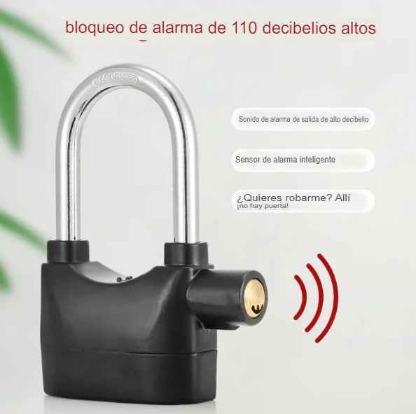 Candado reforzado con Alarma integrada UltraProtect™