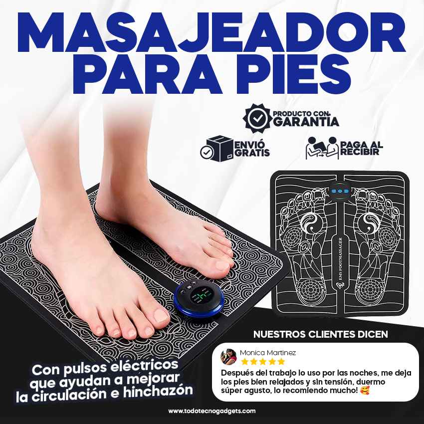 Masajeador de Pies Electrico Portátil y Plegable HealthyFeet™