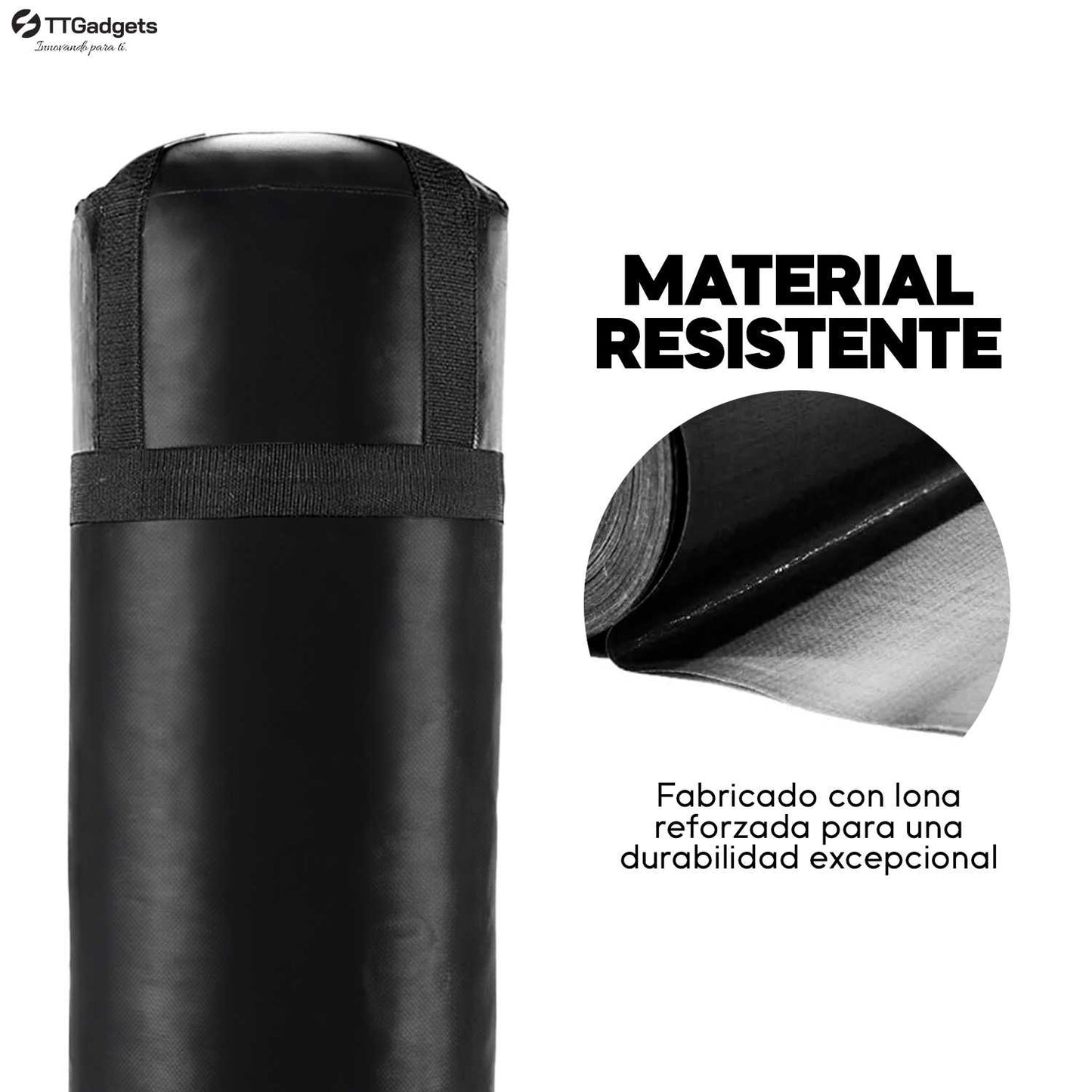 Saco Costal De Box Relleno Reforzado 90 cm + 2 Pares de Guantes De Box 16oz | 30 días garantía