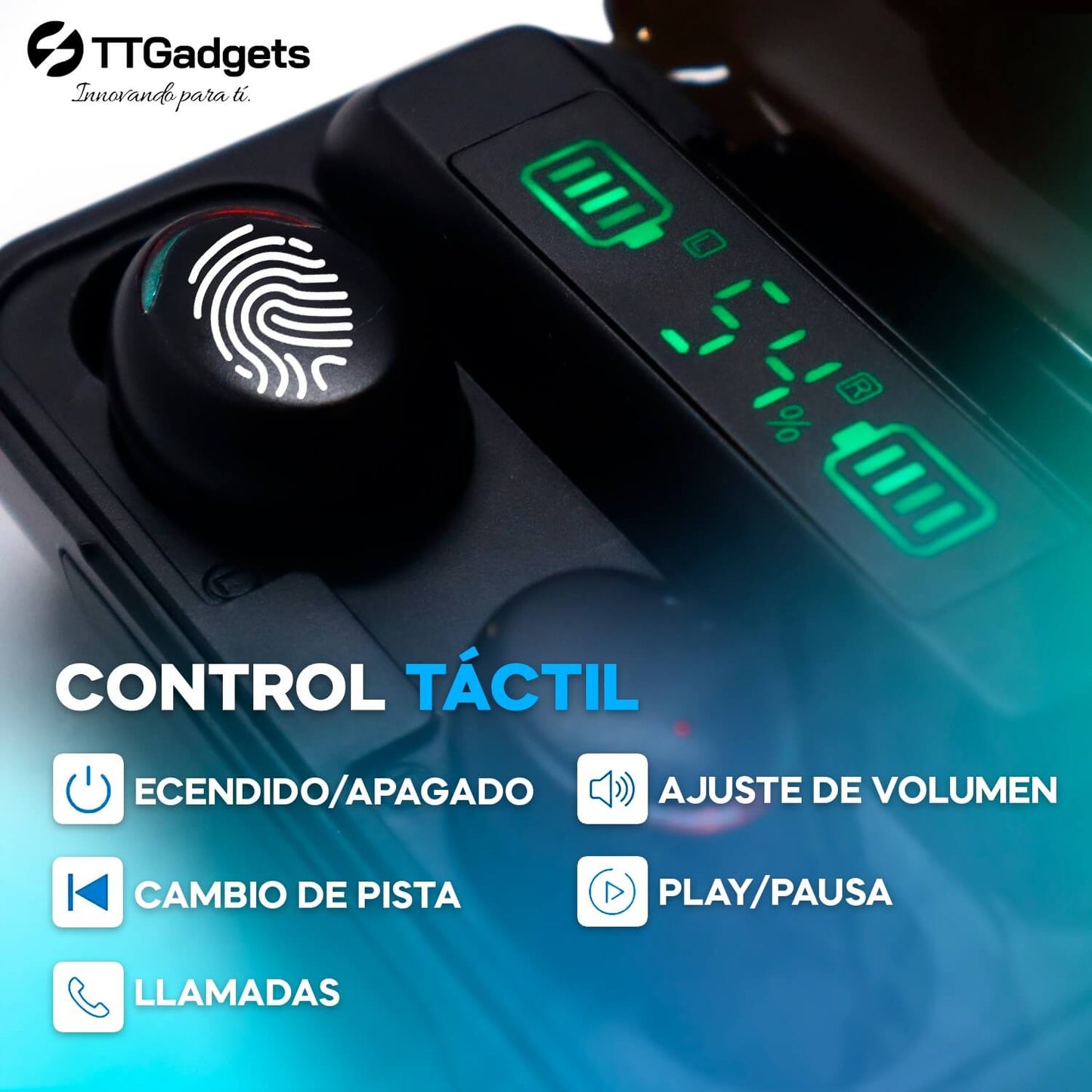 AUDÍFONOS INALÁMBRICOS DE BATERÍA DE LARGA DURACIÓN UltraSound™