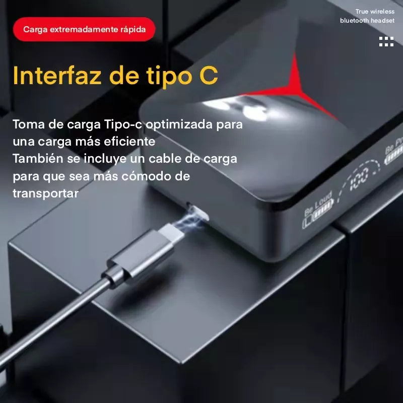 Audífonos M90 con PowerBank de Gran Carga MagicSound™
