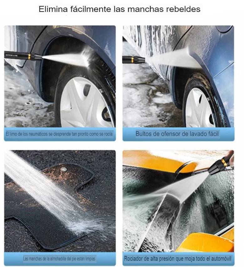 Boquilla de manguera de metal de alta presión | Para lavado de autos, jardín, ventanas etc. SuperWash™