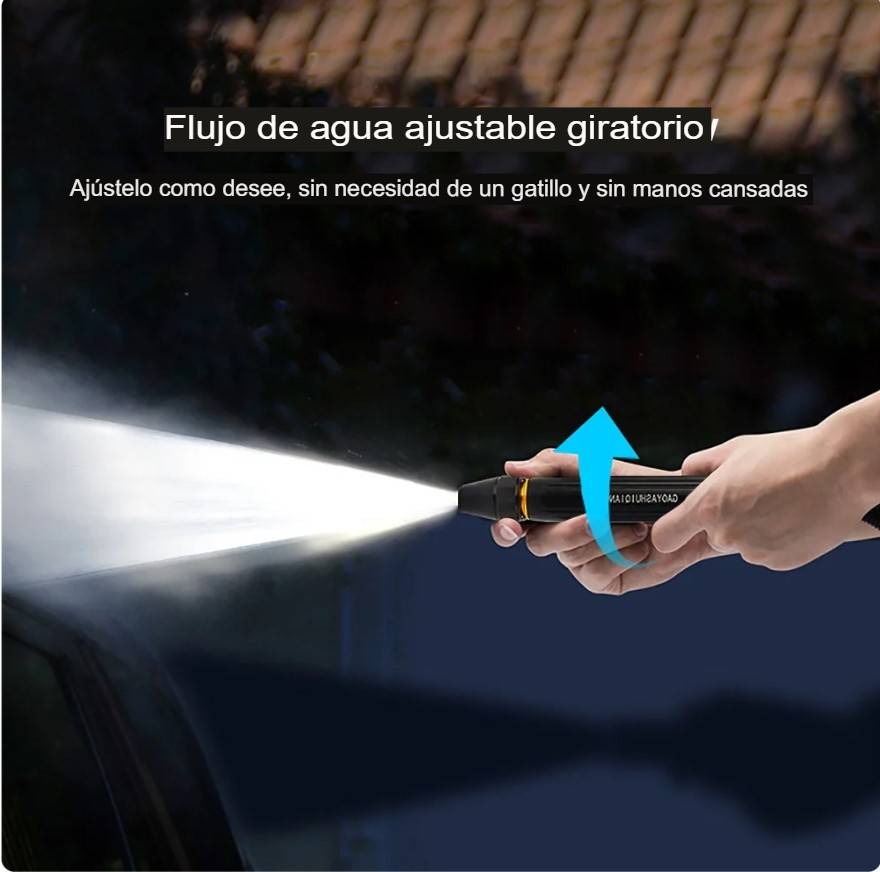 Boquilla de manguera de metal de alta presión | Para lavado de autos, jardín, ventanas etc. SuperWash™