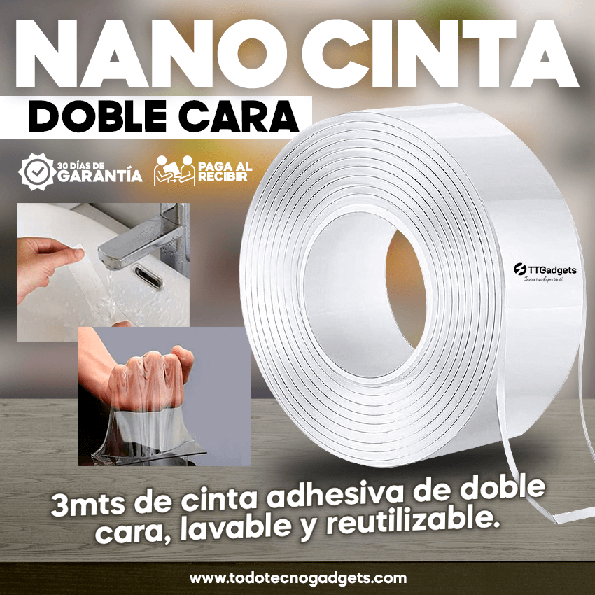 Nanocinta 3 metros de cinta Mágica Adhesiva MagicTape™