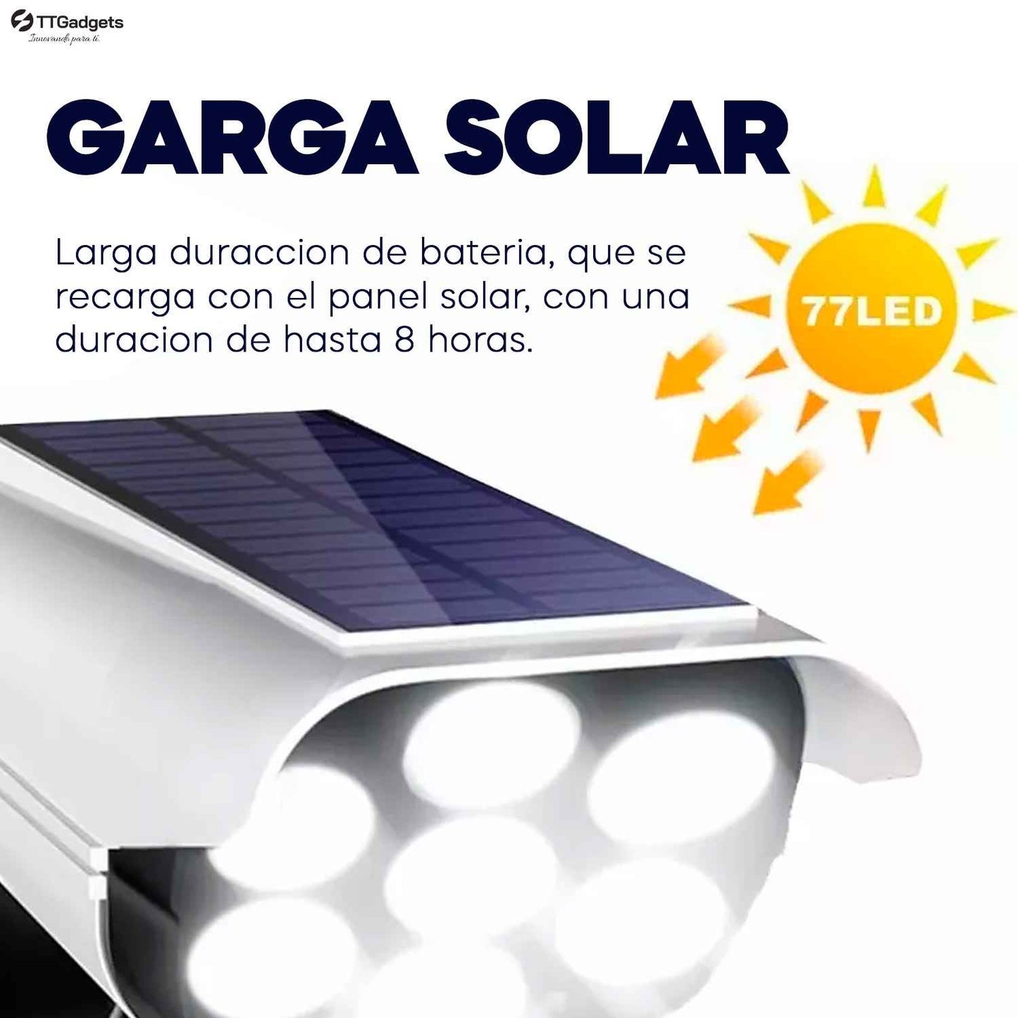 Foco Solar de Exterior con forma de Cámara de seguridad SolarLight™