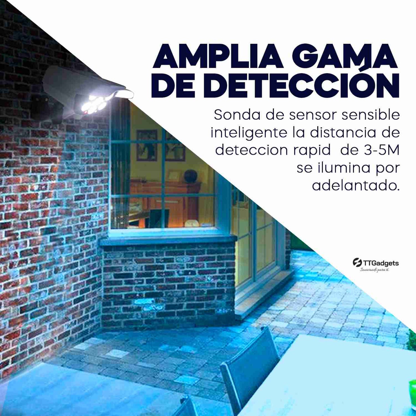 Foco Solar de Exterior con forma de Cámara de seguridad SolarLight™