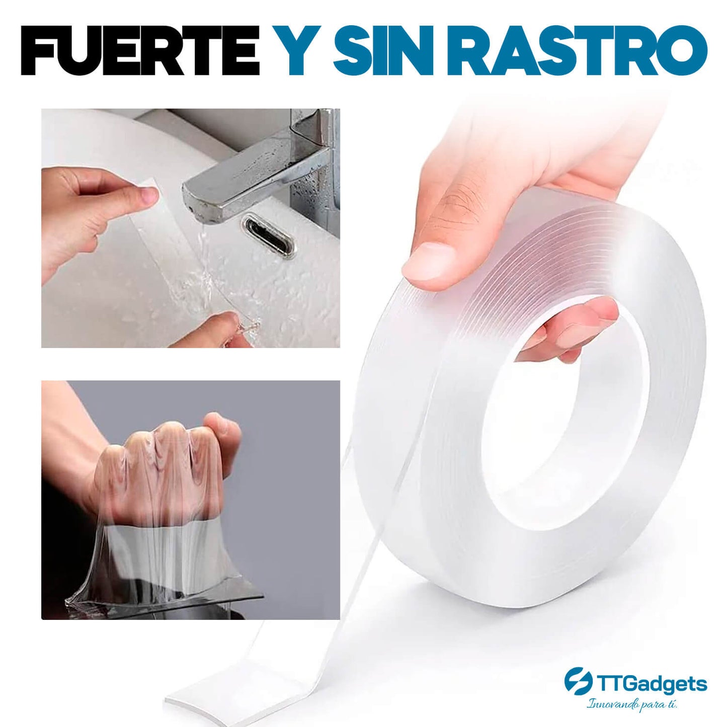 Nanocinta 3 metros de cinta Mágica Adhesiva MagicTape™