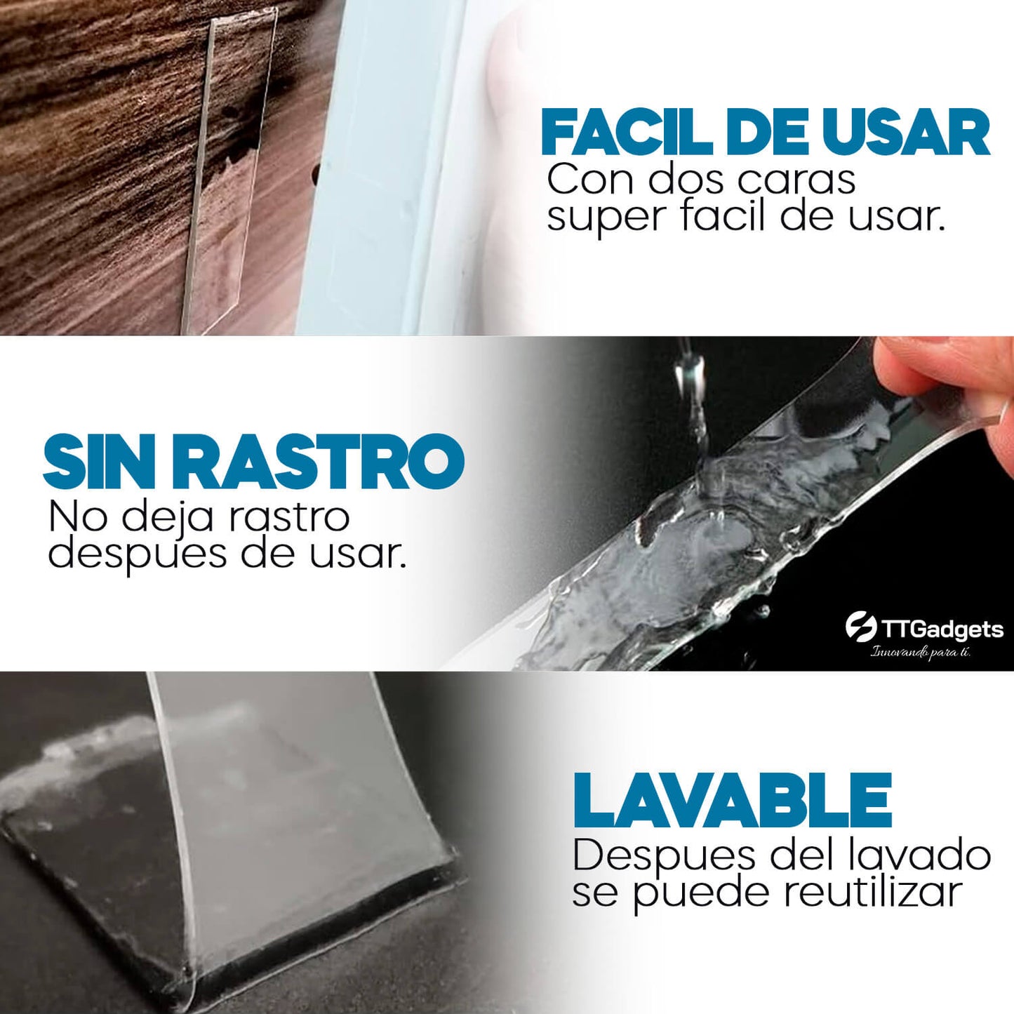 Nanocinta 3 metros de cinta Mágica Adhesiva MagicTape™