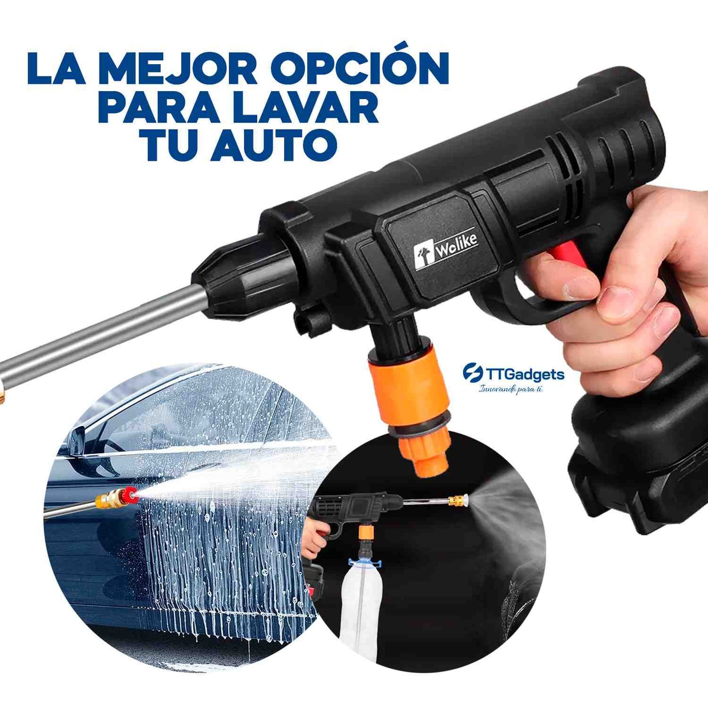 Pistola de Lavado de Auto de Alta Presión 48V