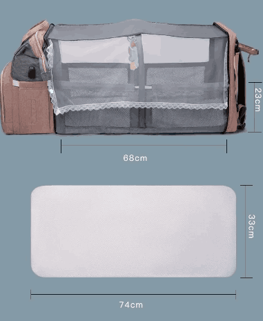 Mochila Pañalera Multiuso Cambiadora para Bebés MultiPurpose™