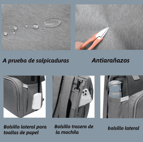 Mochila Pañalera Multiuso Cambiadora para Bebés MultiPurpose™