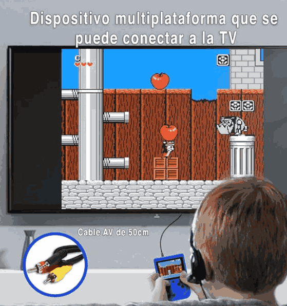 Mini Consola de Videojuegos Portátil Retro con 400 Juegos ArcadeGame™