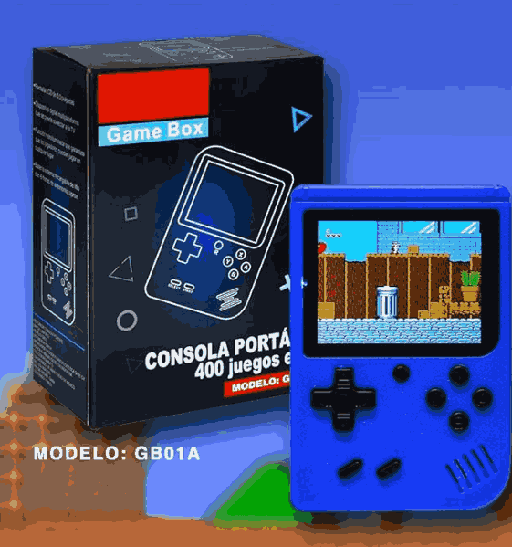 Mini Consola de Videojuegos Portátil Retro con 400 Juegos ArcadeGame™