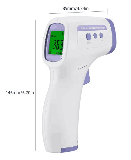 Termómetro Digital Infrarrojo Sin Contacto para la Frente AllHealthy™