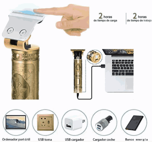 Afeitadora y Cortadora de Cabello CleanCuts™