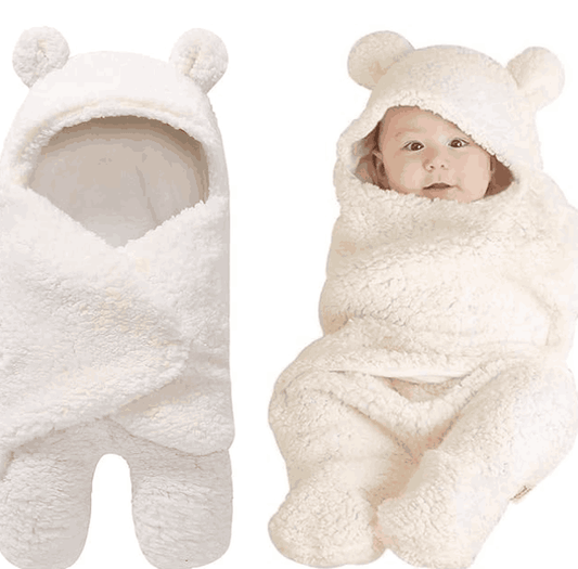 Manta con Capucha para Bebé con Forma de Oso  ConfortsBabys™