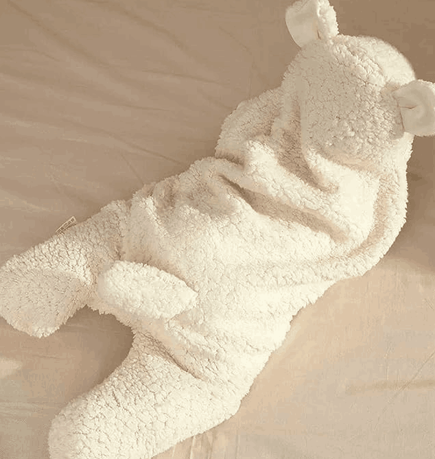 Manta con Capucha para Bebé con Forma de Oso  ConfortsBabys™