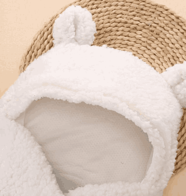 Manta con Capucha para Bebé con Forma de Oso  ConfortsBabys™