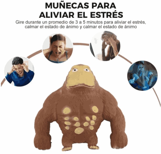 Gorila de Juguete Antiestrés Resistente SturdyToys™