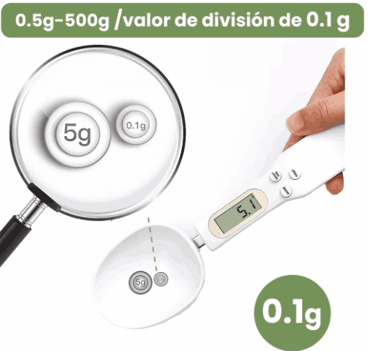 Cuchara Medidora para Alimentos Digital Culinaris™