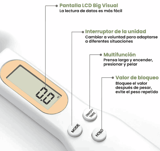 Cuchara Medidora para Alimentos Digital Culinaris™
