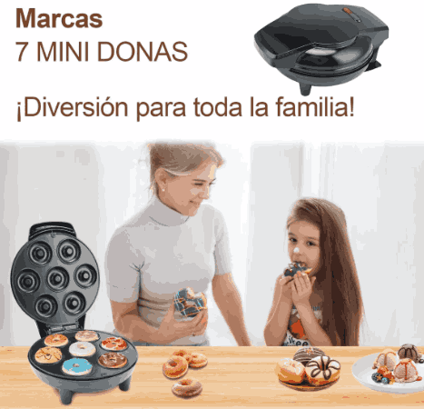 Maquina Para Hacer Donas Eléctrica Antiadherente DonutsEletric™
