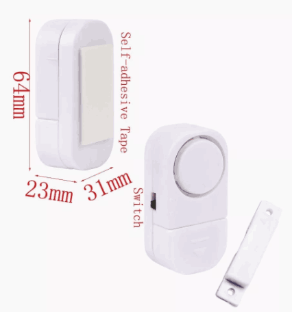 Sensor de Alarma de Seguridad para Ventanas y Puertas HomeSecurity™