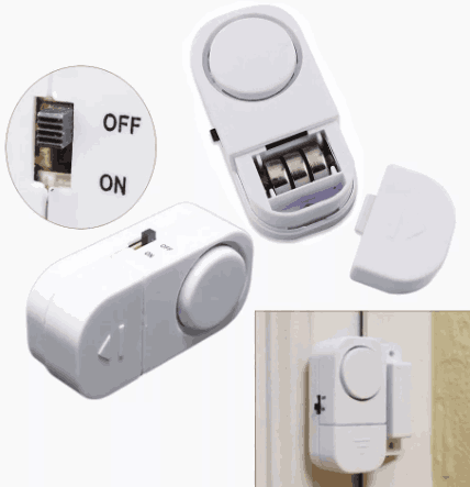 Sensor de Alarma de Seguridad para Ventanas y Puertas HomeSecurity™