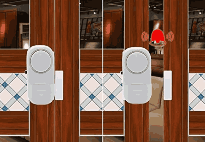 Sensor de Alarma de Seguridad para Ventanas y Puertas HomeSecurity™