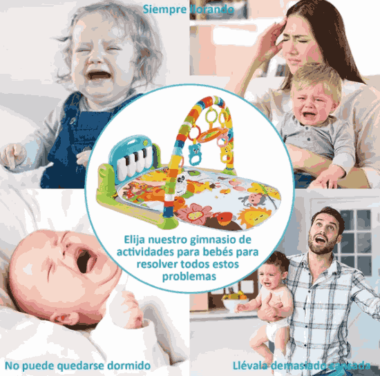 Gimnasio Interactivo para Bebé con Piano InteractiveBaby™