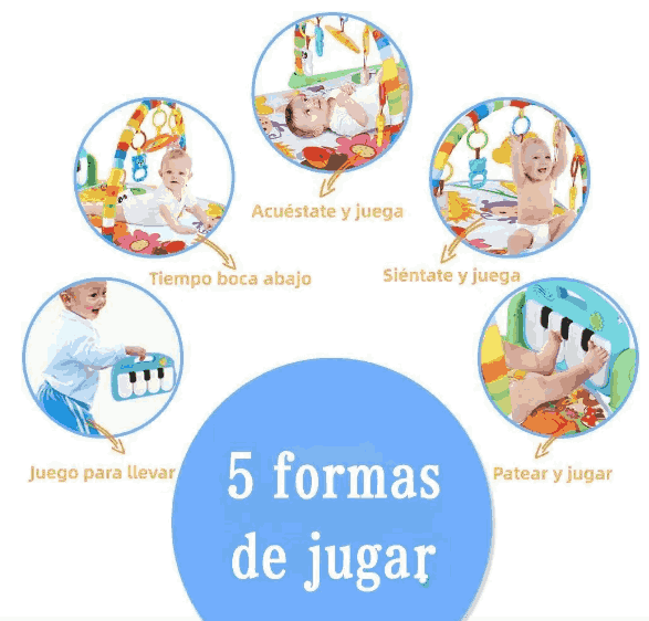 Gimnasio Interactivo para Bebé con Piano InteractiveBaby™