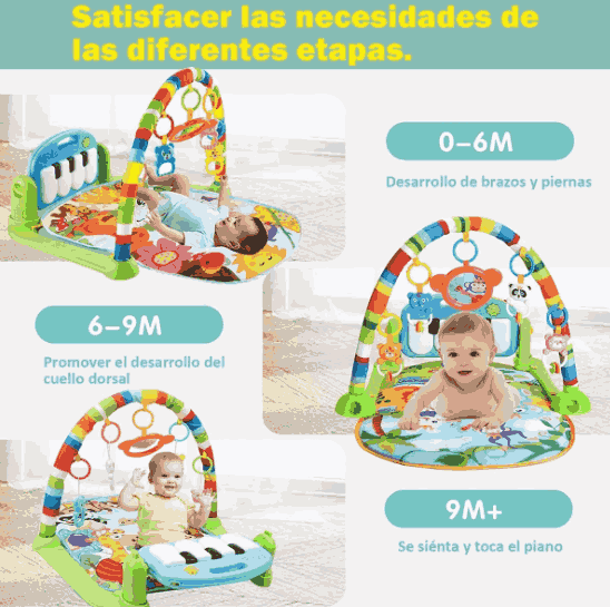Gimnasio Interactivo para Bebé con Piano InteractiveBaby™