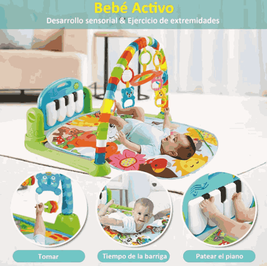 Gimnasio Interactivo para Bebé con Piano InteractiveBaby™