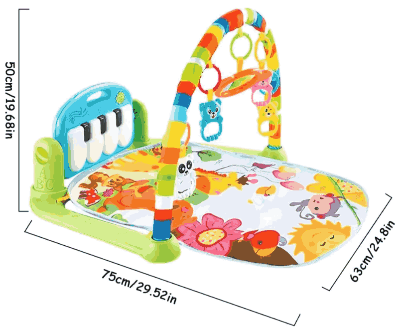 Gimnasio Interactivo para Bebé con Piano InteractiveBaby™