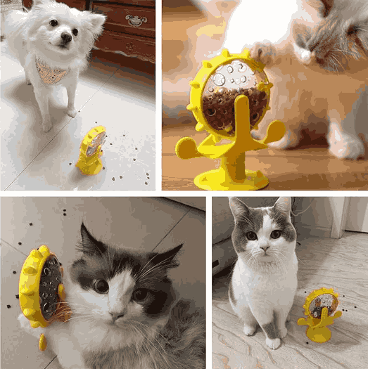 Juguete Interactivo con Fugas de Comida para Gatos y Perros PetFun™