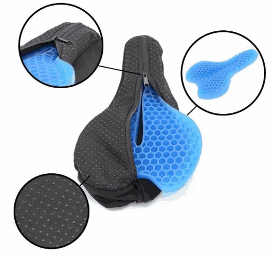 Asiento de Gel Para Bicicleta Ajustable ComfortBike™