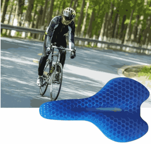 Asiento de Gel Para Bicicleta Ajustable ComfortBike™