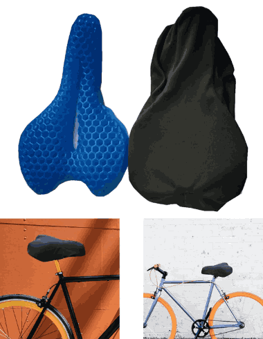 Asiento de Gel Para Bicicleta Ajustable ComfortBike™