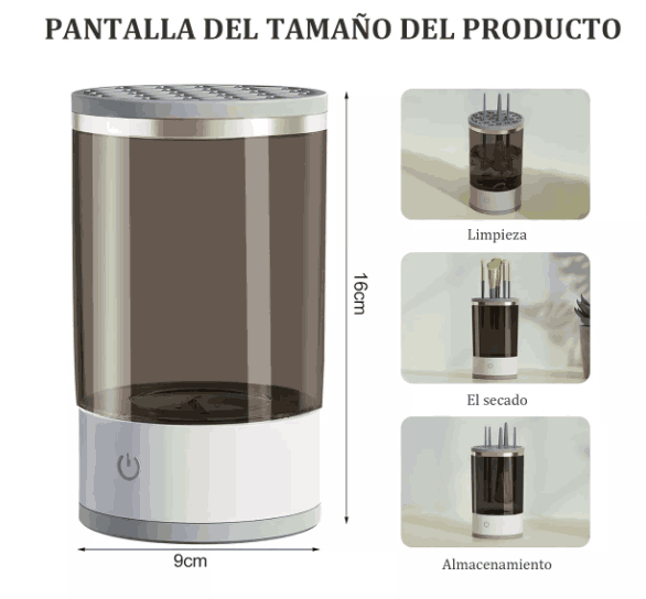Limpiador Eléctrico Para Brochas De Maquillaje CleanMakeup™