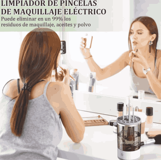 Limpiador Eléctrico Para Brochas De Maquillaje CleanMakeup™