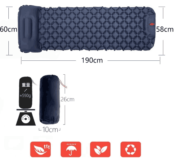 Colchón De Camping Individual Portátil FieldAdventure™