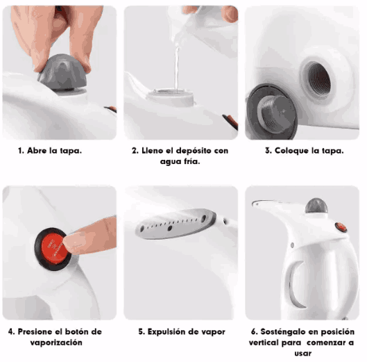 Máquina De Planchar a Vapor Portátil para Ropa Impeccable™